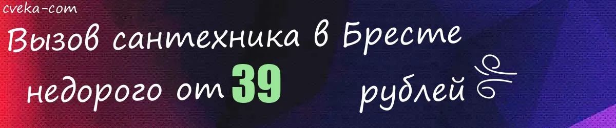 Сантехник в Бресте