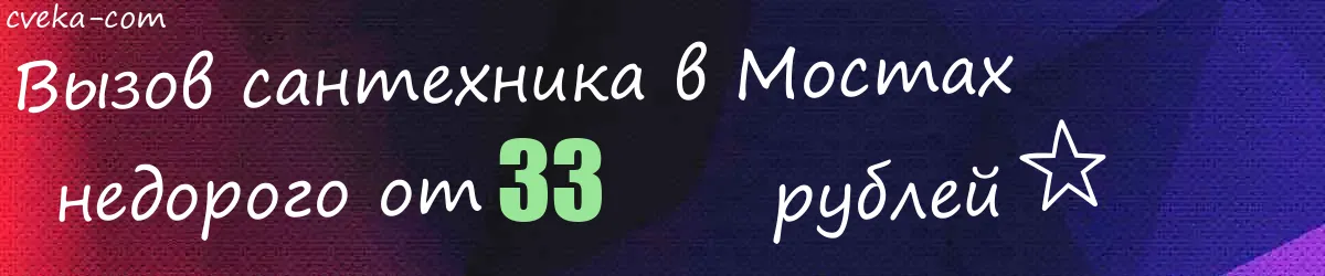 Сантехник в Мостах