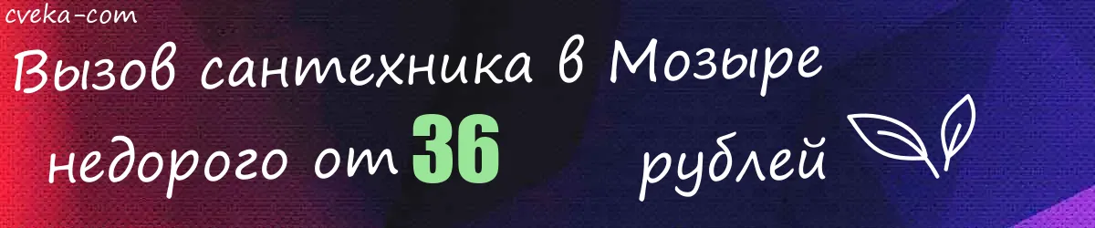 Сантехник в Мозыре