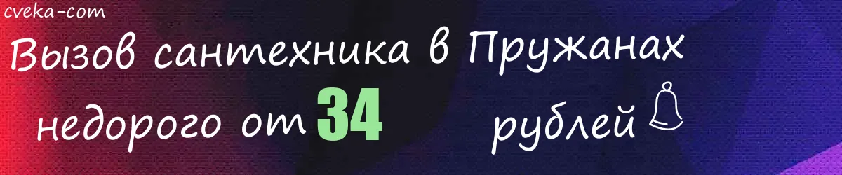 Сантехник в Пружанах