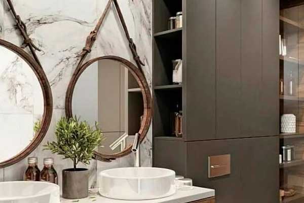 дизайн интерьера ванной комнаты