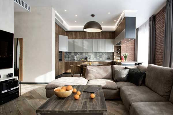 Кухни-гостиные дизайн