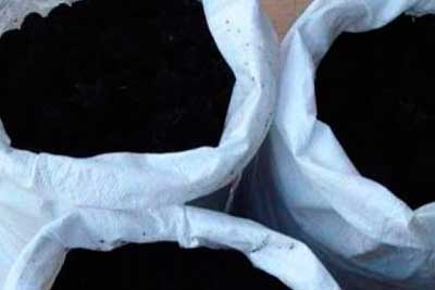 Торф в мешках