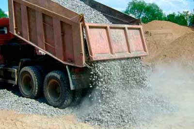 Доставка щебня