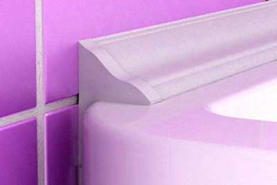 Керамический бортик для ванной