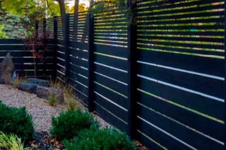 Забор для частного дома